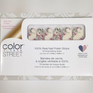 Unopened Retired Color Street 'Flora Good Time' Nail Polish Strips